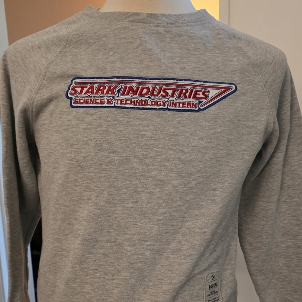 Marvel Stark Industries Gray Crewneck Sweater